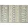 Tapis de cuisine latex imprimé vert 80x50 cm