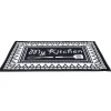 Tapis de cuisine My Kitchen noir et blanc 50x70cm