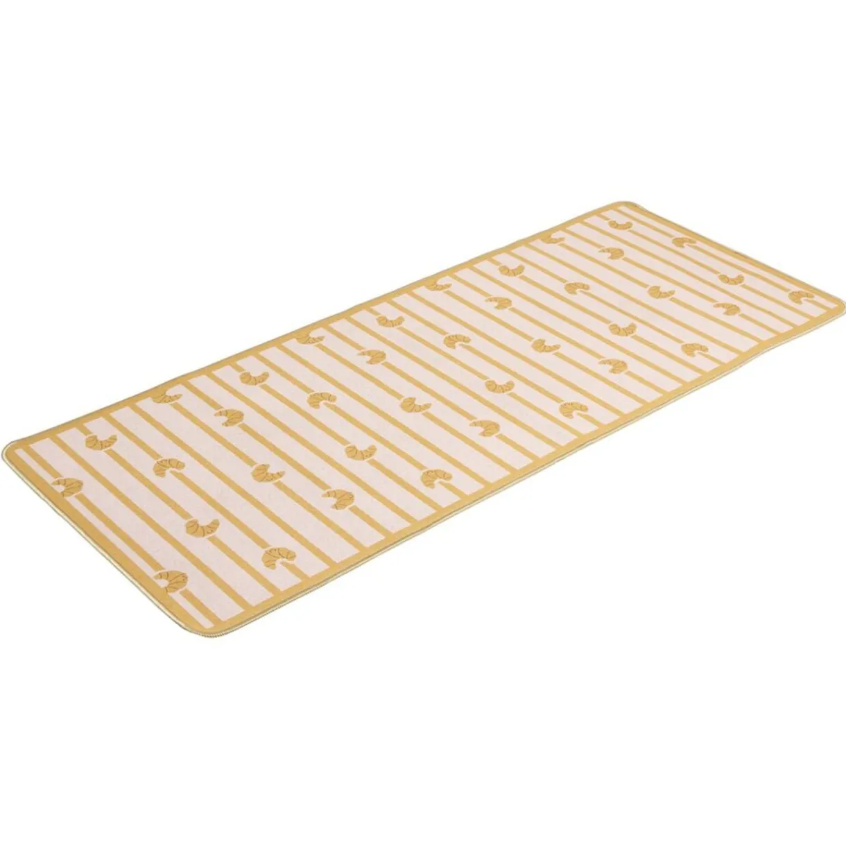 Tapis de cuisine rectangulaire antidérapant absorbant motifs croissants 50x120cm < Gifi New