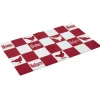 Tapis de cuisine rectangulaire motif quadrillé poule 50x80cm < Gifi Online