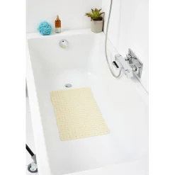 Tapis de douche antidérapant plastique 38x68cm (2 modèles)