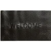 Tapis d'entrée rectangulaire picot antidérapant noir < Gifi Discount