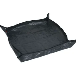 Tapis de rempotage en plastique gris 65x65cm