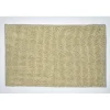 Tapis de salle de bain chenille beige 80x50cm