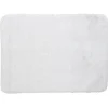 Tapis de salle de bain uni blanc 45x75 cm
