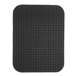 Tapis de voiture x4 plastique noir < Gifi Best