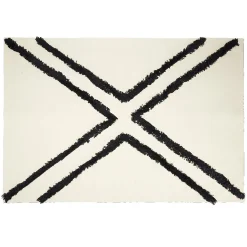 Tapis d'intérieur polycoton motif aztèque tufté 60x90cm (4 modèles)