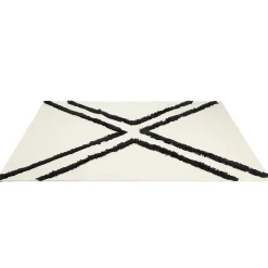 Tapis d'intérieur polycoton motif aztèque tufté 60x90cm (4 modèles)
