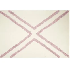 Tapis d'intérieur polycoton motif aztèque tufté 60x90cm (4 modèles)