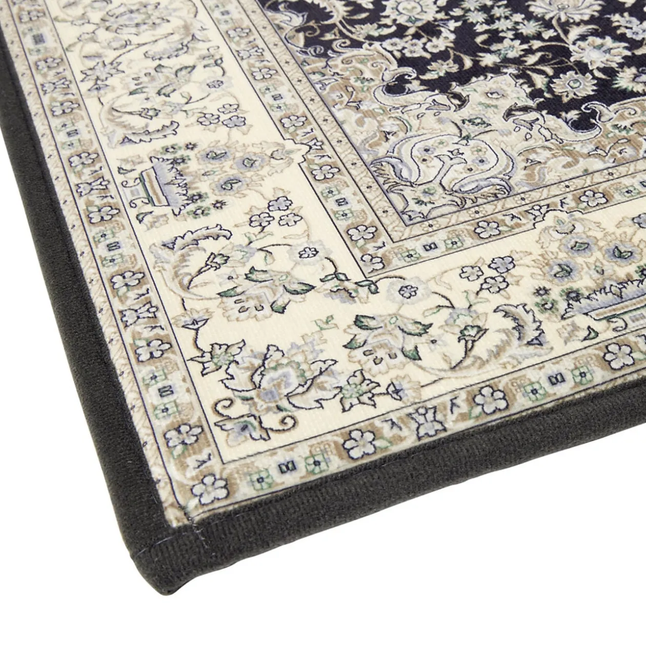 Tapis d'intérieur rectangulaire velours motif oriental 50x80cm (2 modèles)