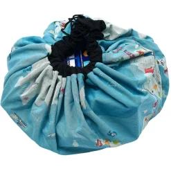 Tapis enfant 2 en 1 : tapis de jeu double face et sac de rangement < Gifi Outlet
