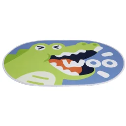 Tapis enfant licorne ou crocodile polyester 40x60cm - 2 modèles < Gifi Discount