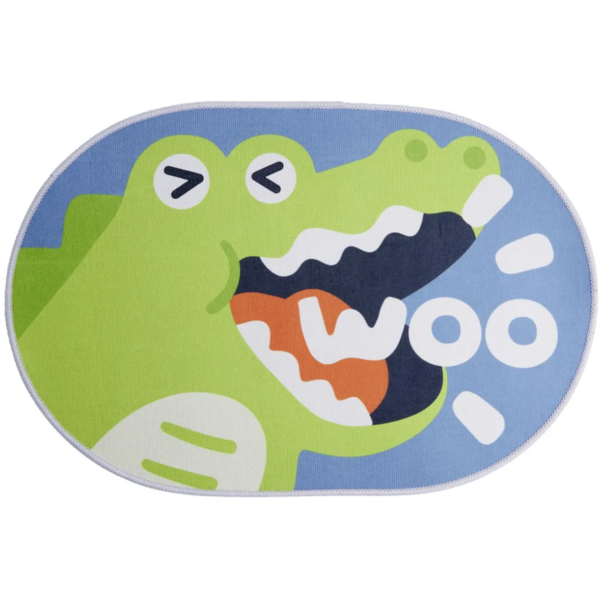 Tapis enfant licorne ou crocodile polyester 40x60cm - 2 modèles < Gifi Discount
