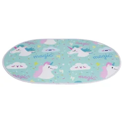 Tapis enfant licorne ou crocodile polyester 40x60cm - 2 modèles < Gifi Discount