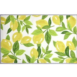 Tapis en velours motif végétal 50x80cm (2 modèles)