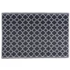 Tapis extérieur India motif chevron noir 120x180cm < Gifi Best