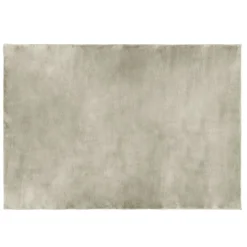 Tapis fausse fourrure gris taupe 100x150cm