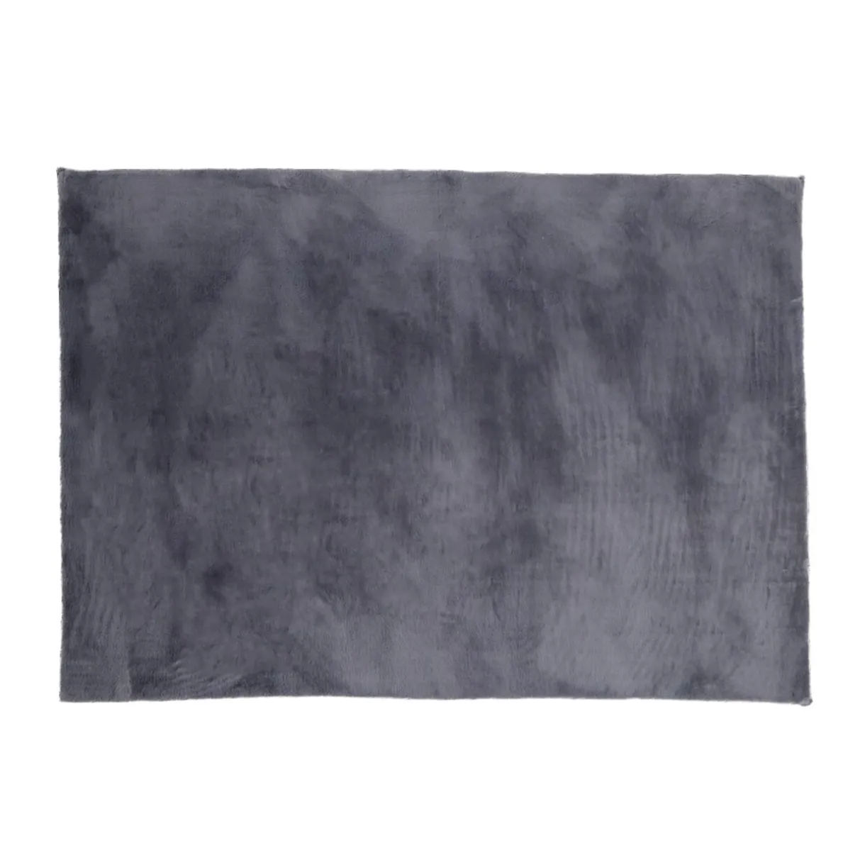 Tapis fausse fourrure gris 90x130cm < Gifi Sale