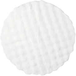 Tapis fausse fourrure rond relief bulle Ø90cm - 3 modèles