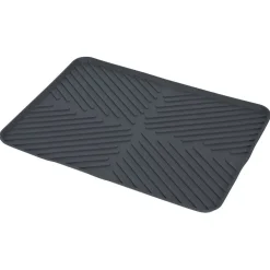 Tapis égouttoir en plastique rainuré gris - L.40xl.30cm < Gifi Discount