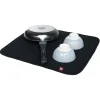 Tapis égouttoir noir pour évier 45x39cm