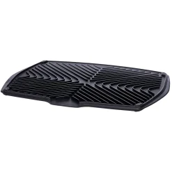 Tapis égouttoir à vaisselle en plastique noir