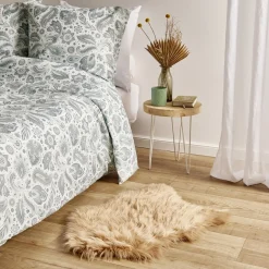 Tapis imitation fourrure forme peau de bête 50x70cm - 3 modèles