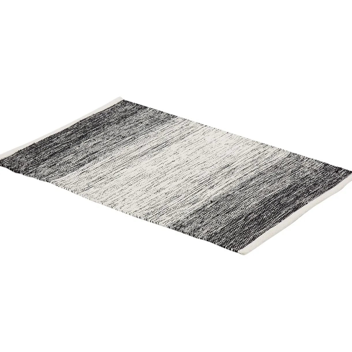 Tapis rectangulaire dégradé rayure blanche et noire < Gifi Sale