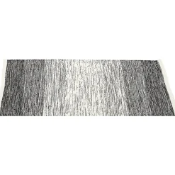 Tapis rectangulaire dégradé rayure blanche et noire < Gifi Sale