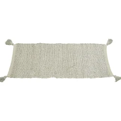Tapis rectangulaire jute vert kaki
