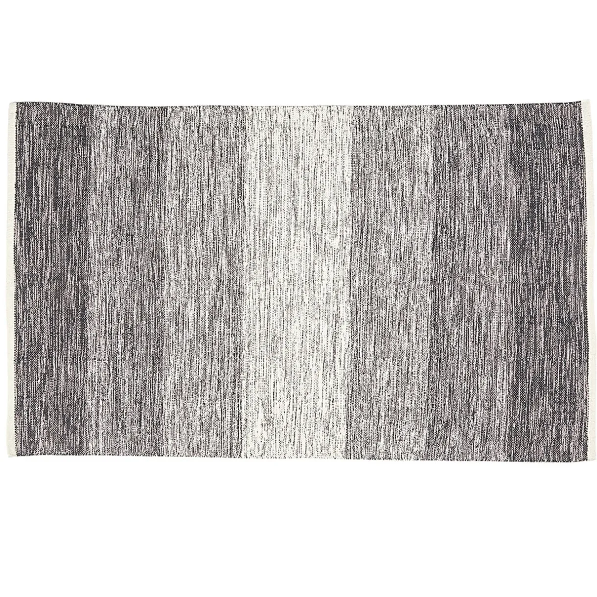 Tapis rectangulaire rayure blanche et noire < Gifi Clearance