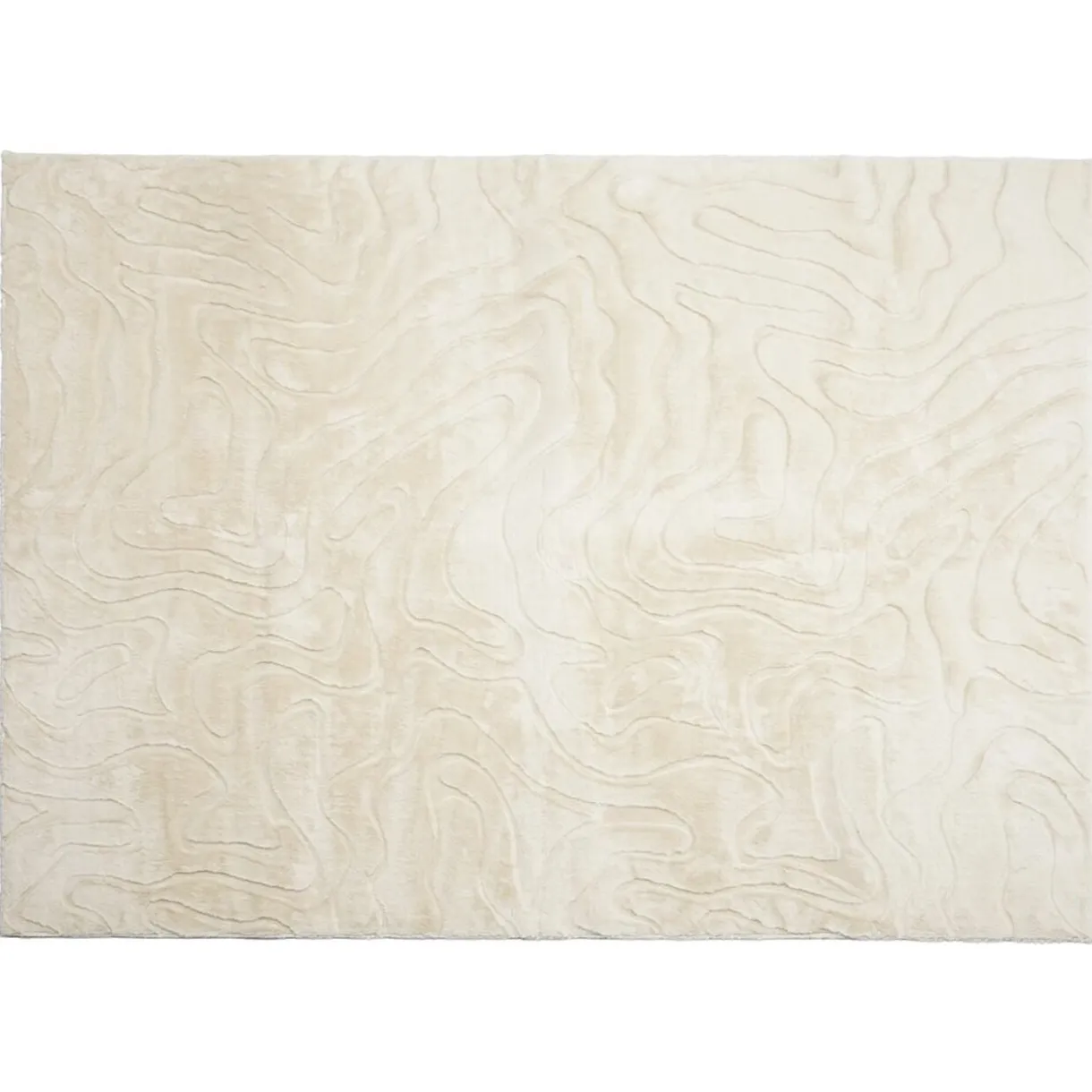 Tapis rectangulaire texturé polyester beige 120x170cm (2 modèles) < Gifi Best