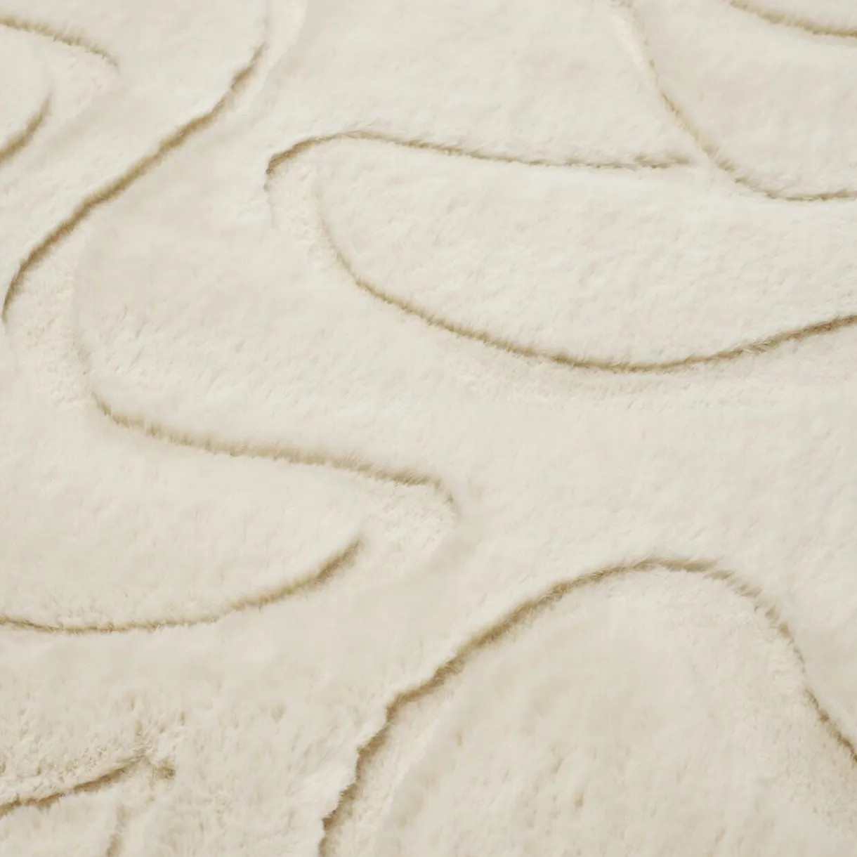 Tapis rectangulaire texturé polyester beige 120x170cm (2 modèles) < Gifi Best