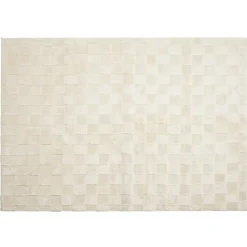 Tapis rectangulaire texturé polyester beige 120x170cm (2 modèles) < Gifi Best