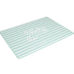 Tapis repose gamelle animaux Bon appétit plastique 32x43cm