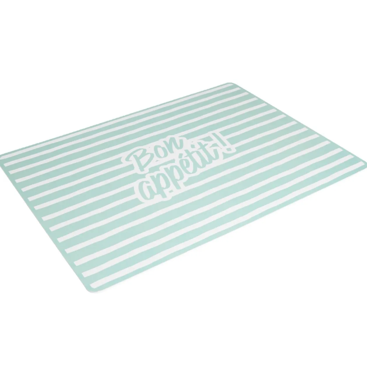 Tapis repose gamelle animaux Bon appétit plastique 32x43cm