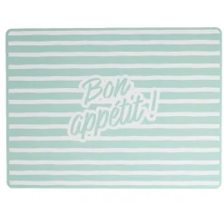 Tapis repose gamelle animaux Bon appétit plastique 32x43cm