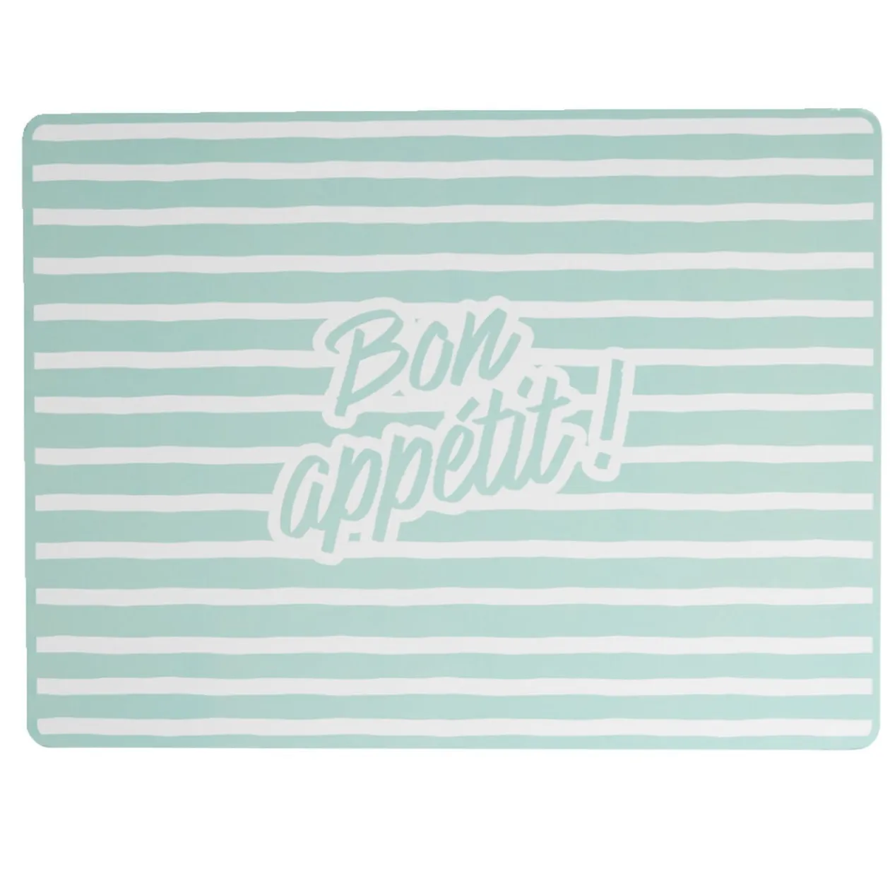 Tapis repose gamelle animaux Bon appétit plastique 32x43cm