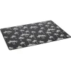 Tapis repose gamelle animaux motif os plastique 32x43cm