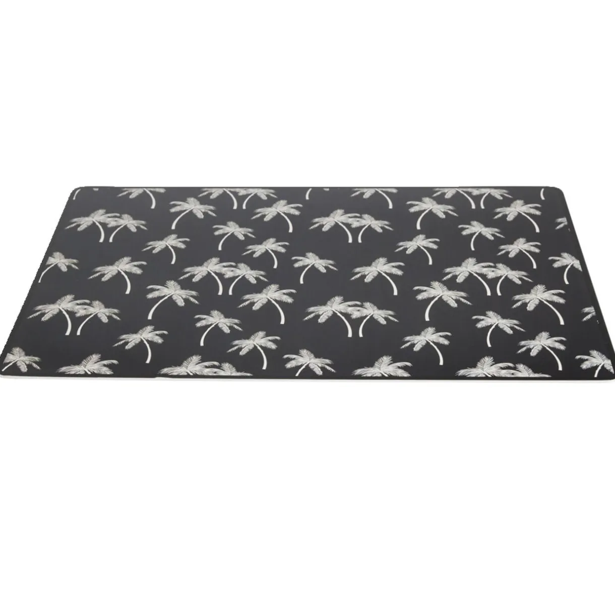 Tapis repose gamelle animaux motif os plastique 32x43cm