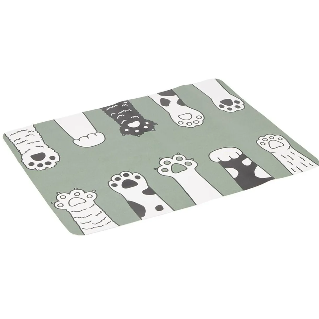 Tapis repose gamelle animaux 39x50cm (3 modèles) < Gifi Discount