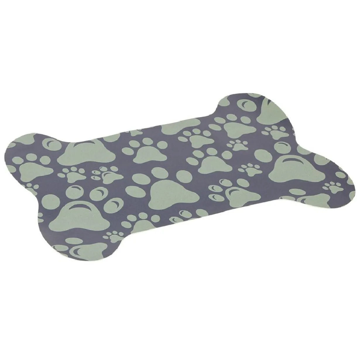 Tapis repose gamelle animaux 39x50cm (3 modèles) < Gifi Discount