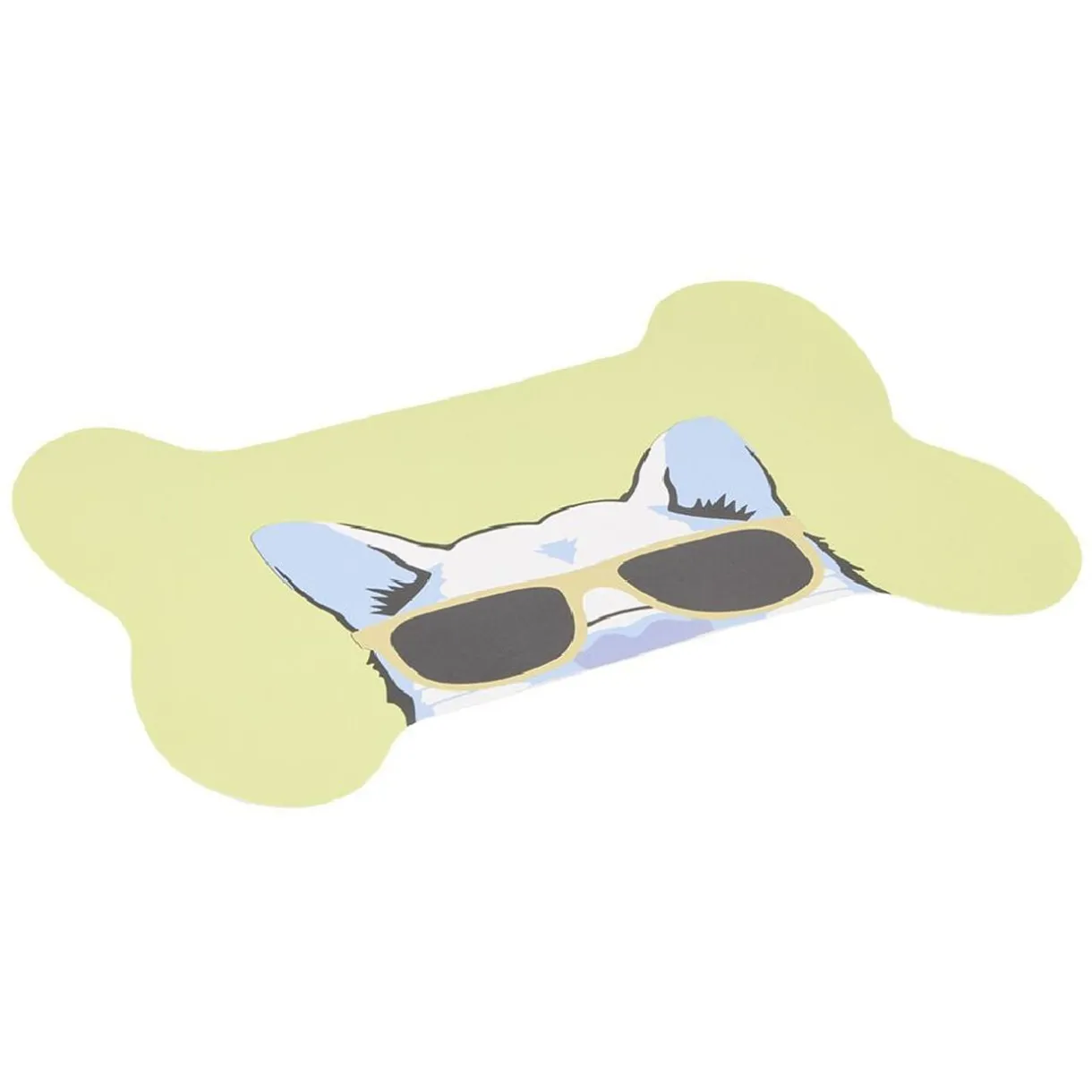 Tapis repose gamelle animaux 39x50cm (3 modèles) < Gifi Discount