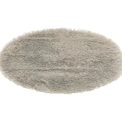 Tapis rond fourrure Shaggy taupe < Gifi Clearance