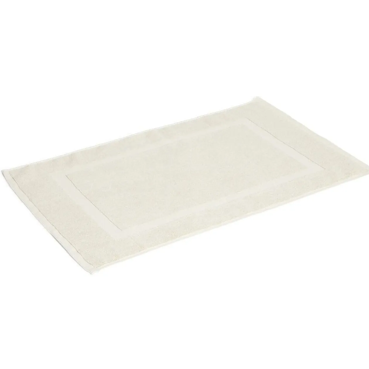 Tapis salle de bain coton beige 40x70cm