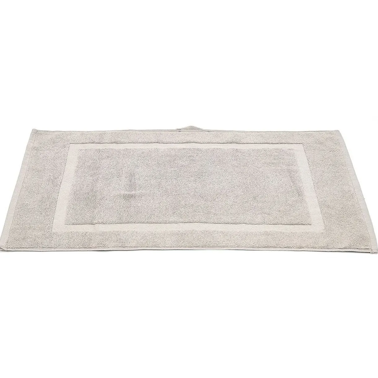Tapis salle de bain coton taupe 40x70cm < Gifi