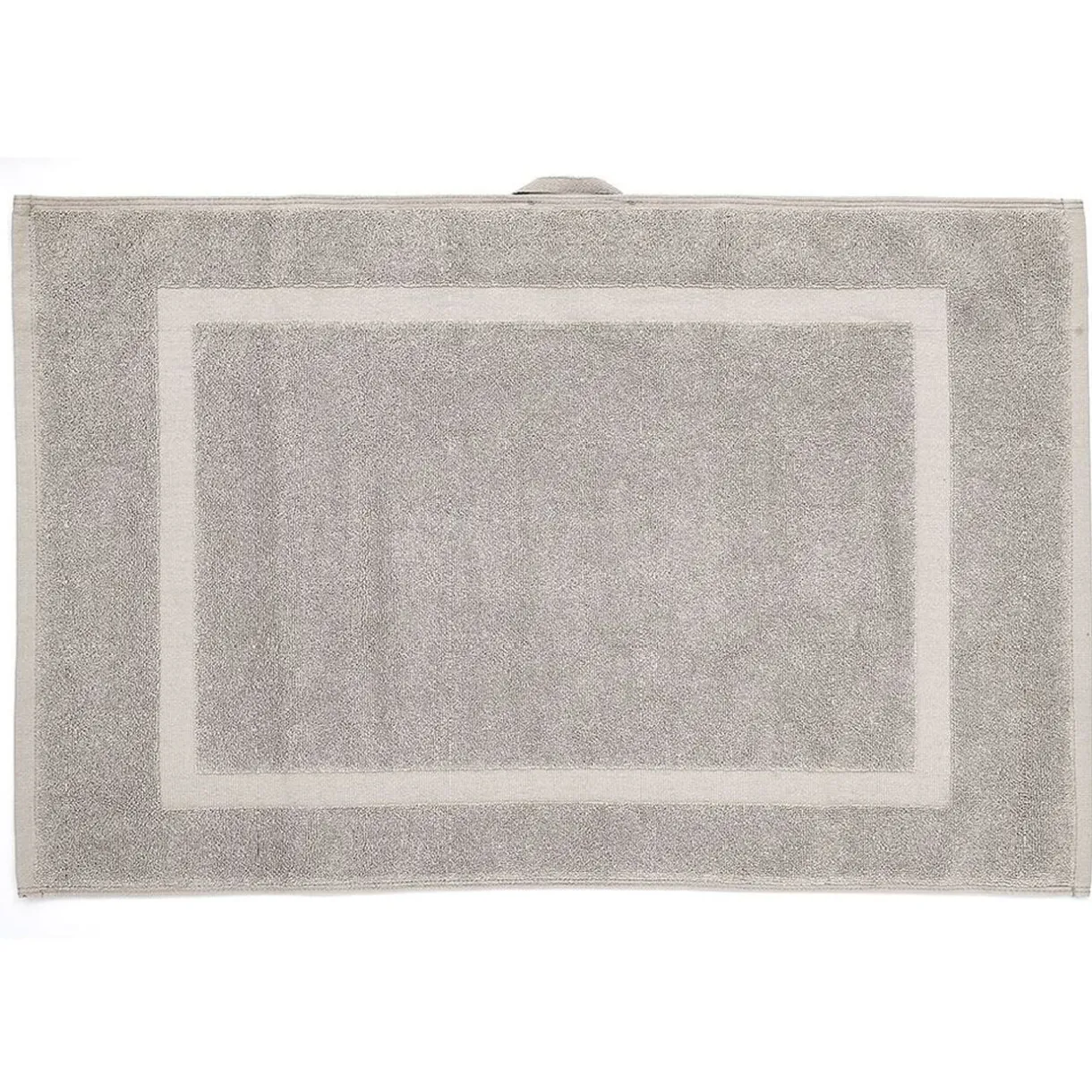 Tapis salle de bain coton taupe 40x70cm < Gifi