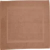 Tapis salle de bain coton terracotta 40x70cm