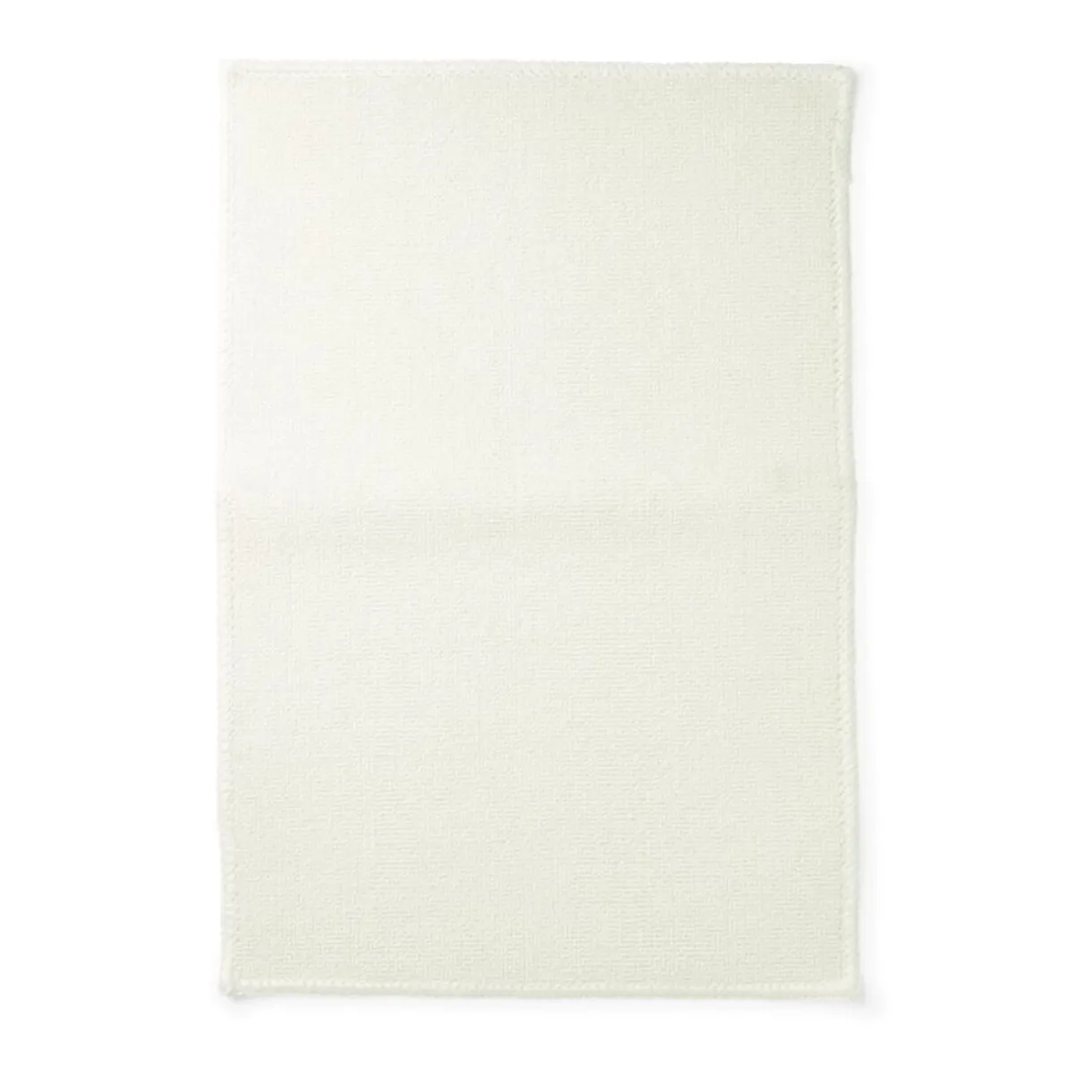 Tapis salle de bain 57x38cm polypropylène et latex blanc < Gifi Clearance