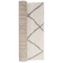 Tapis shaggy Marthe 100x150cm beige et gris < Gifi Discount